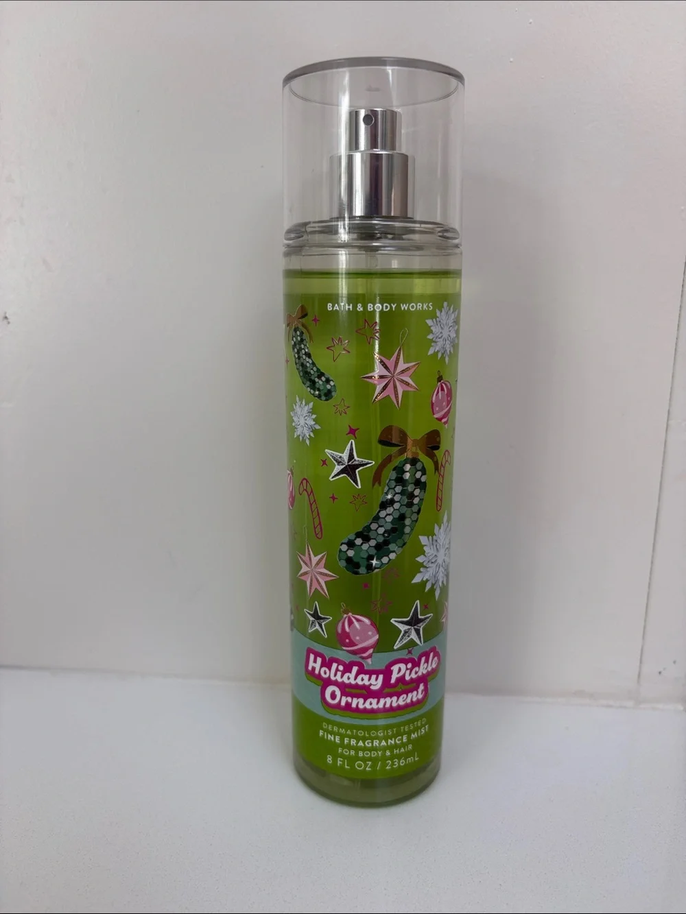 Bath & Body Works Holiday Pickle Ornament Fine Fragrance Mist - Green